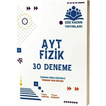 Çöz Kazan Ayt Fizik 30 Lu Deneme Sınavı (Yeni) Tamer Güzelsoy