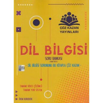 Çöz Kazan Dil Bilgisi Konu Özetli Soru Bankası (Yeni)