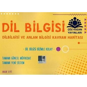 Çöz Kazan Dil Bilgisi Ve Anlam Bilgisi Kavram Haritaları (Yeni) Haluk Seyit