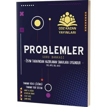 Çöz Kazan Tyt Problemler Soru Bankası (Yeni) Alparslan Ündar