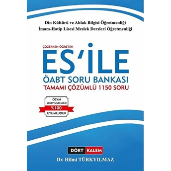 Çözerken Öğreten Es’ile Öabt Din Kültürü Ve Ahlak Bilgisi Tamamı Çözümlü Soru Bankası