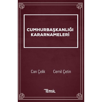 Cumhurbaşkanlığı Kararnameleri Can Çelik