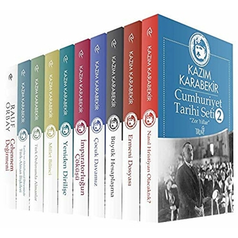 Cumhuriyet Tarihi Seti 2 - Zorlu Yıllar (10 Kitap) Kazım Karabekir