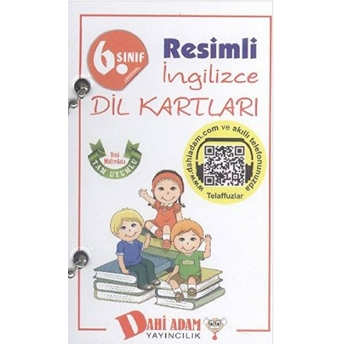 Dahi Adam 6. Sınıf Resimli Ingilizce Dil Kartları Kolektif