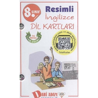 Dahi Adam 8. Sınıf Resimli Ingilizce Dil Kartları Kolektif