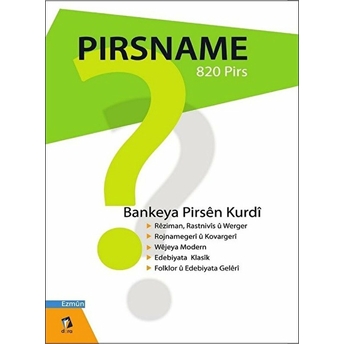 Dara Yayınları Pirsname - Bankeya Pirsen Kurdi