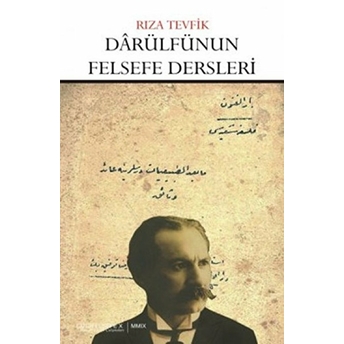 Darülfünun Felsefe Ders Notları Rıza Tevfik