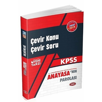 Data 2019 Kpss Anayasanın Parolası Çevir Konu