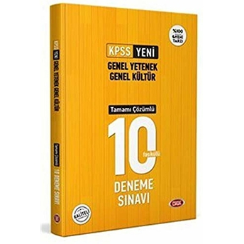 Data 2022 Kpss Genel Yetenek Genel Kültür Tamamı Çözümlü 10 Deneme Sınavı Komisyon