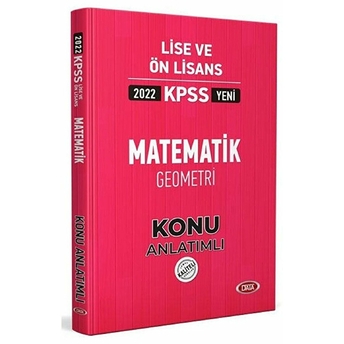 Data 2022 Kpss Lise Ve Ön Lisans Matematik Geometri Konu Anlatımlı Kolektif