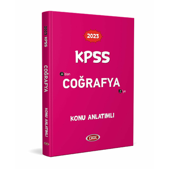 Data 2023 Kpss Coğrafya Konu Anlatımlı Komisyon