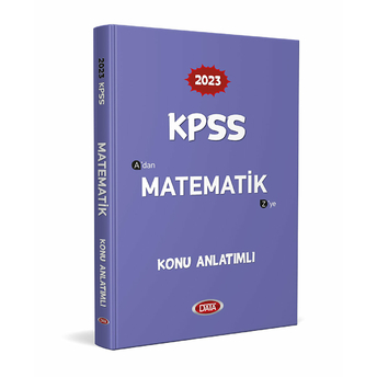 Data 2023 Kpss Matematik Konu Anlatımlı Komisyon