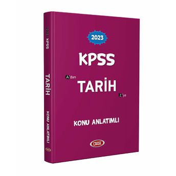 Data 2023 Kpss Tarih Konu Anlatımlı Faruk Kara