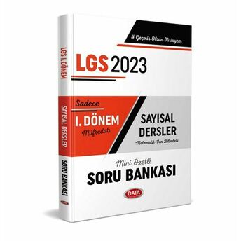 Data 2023 Lgs I. Dönem Sayısal Dersler Soru Bankası Komisyon