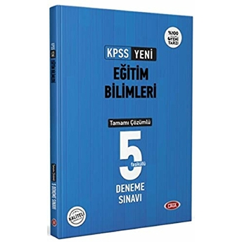 Data Kpss Eğitim Bilimleri Tamamı Çözümlü 5 Deneme Sınavı 2021 Kolektıf