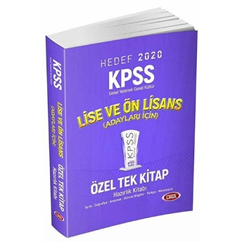 Data Kpss Lise Ve Ön Lisans Tek Kitap 2020 Kolektıf