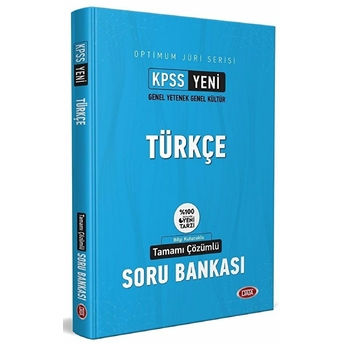 Data Kpss Türkçe Optimum Jüri Serisi Tamamı Çözümlü Soru Bankası 2021 Kolektıf