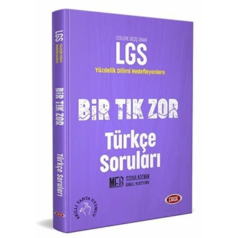 Data Lgs Bir Tık Zor Türkçe Soruları (Yeni) Kolektif