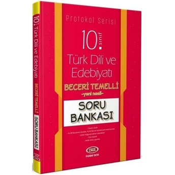 Data Yayınları 10. Sınıf Türk Dili Ve Edebiyatı Beceri Temelli Soru Bankası Komisyon