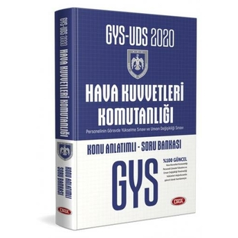 Data Yayınları 2020 Gys Uds Hava Kuvvetleri Komutanlığı Konu Anlatımlı Soru Bankası Komisyon