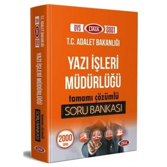 Data Yayınları 2021 Gys Adalet Bakanlığı Yazı Işleri Müdürlüğü Tamamı Çözümlü Soru Bankası Komisyon