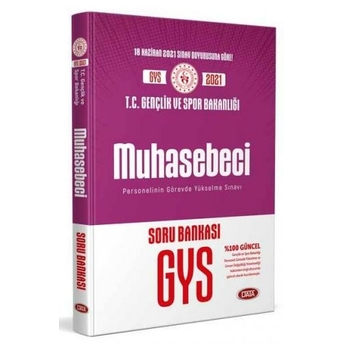 Data Yayınları 2021 T.c. Gençlik Ve Spor Bakanlığı Muhasebeci Gys Soru Bankası Komisyon