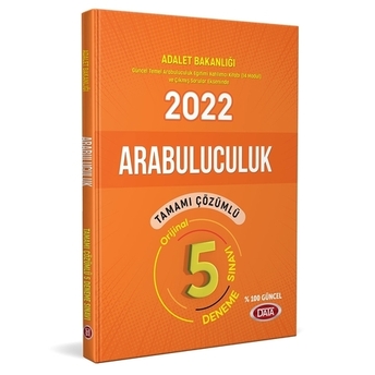 Data Yayınları 2022 Arabuluculuk Sınavı Tamamı Çözümlü 5 Deneme Komisyon