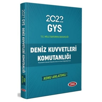 Data Yayınları 2022 Deniz Kuvvetleri Komutanlığı Personeli Görevde Yükselme Sınavına Hazırlık Konu Anlatımlı Komisyon