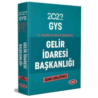 Data Yayınları 2022 Gelir Idaresi Başkanlığı Gys Konu Anlatımlı Komisyon