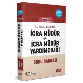 Data Yayınları 2022 Icra Müdür Ve Müdür Yardımcılığı Soru Bankası Komisyon