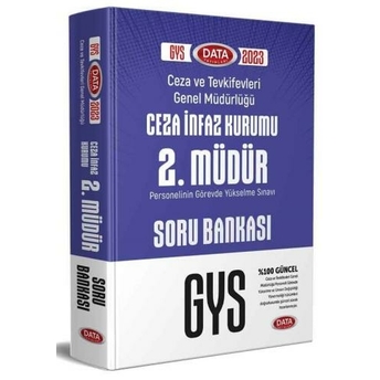 Data Yayınları 2023 Ceza Ve Tevkifevleri Ceza Infaz Kurumu 2. Müdürlük Gys Soru Bankası Komisyon