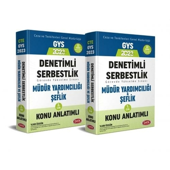 Data Yayınları 2023 Ceza Ve Tevkifevleri Denetimli Serbestlik, Müdür Yardımcılığı Ve Şeflik Gys Hazırlık Kitabı Komisyon