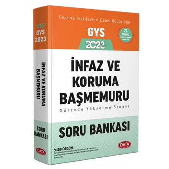 Data Yayınları 2023 Ceza Ve Tevkifevleri Infaz Ve Koruma Başmemuru Gys Soru Bankası Komisyon