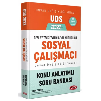 Data Yayınları 2023 Ceza Ve Tevkifevleri Sosyal Çalışmacı Konu Anlatımı Soru Bankası Komisyon