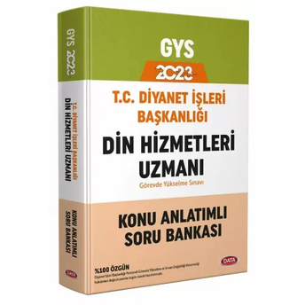 Data Yayınları 2023 Diyanet Işleri Başkanlığı Din Hizmetleri Uzmanı Gys Konu Anlatımlı Soru Bankası Komisyon