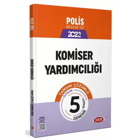 Data Yayınları 2023 Emniyet Genel Müdürlüğü Komiser Yardımcılığı Sınavı Tamamı Çözümlü 5 Deneme Sınavı Komisyon