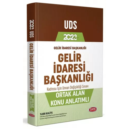 Data Yayınları 2023 Gelir Idaresi Başkanlığı Uds Ortak Alan Konu Anlatımlı Komisyon