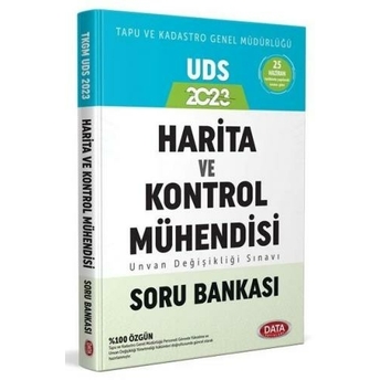 Data Yayınları 2023 Gyud Harita-Kontrol-Tekniker Unvanları Ve Kadastro Müdür Yardımcısı Soru Bankası Komisyon