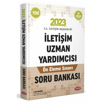 Data Yayınları 2023 Iletişim Başkanlığı Iletişim Uzman Yardımcısı Soru Bankası Komisyon