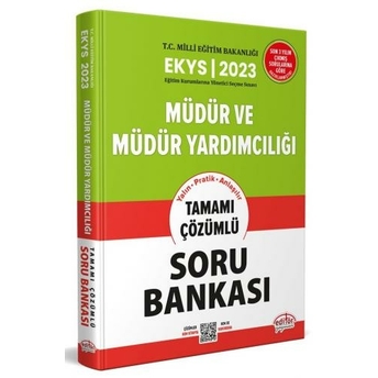 Data Yayınları 2023 Meb Ekys Müdür Ve Müdür Yardımcılığı Çözümlü Soru Bankası Komisyon