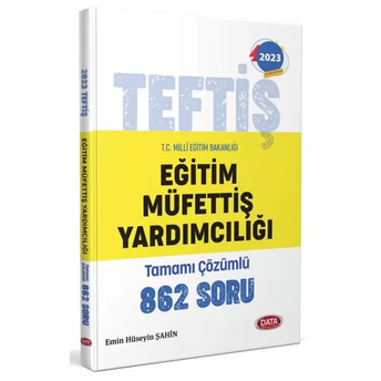 Data Yayınları 2023 Meb Teftiş Eğitim Müfettiş Yardımcılığı Tamamı Çözümlü Soru Bankası Komisyon