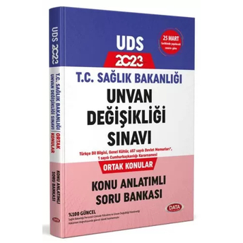 Data Yayınları 2023 T.c. Sağlık Bakanlığı Unvan Değişikliği Sınavı Ortak Konular Konu Anlatımlı Soru Bankası Komisyon