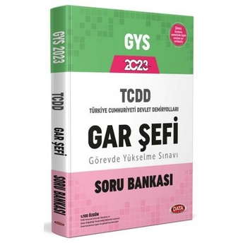 Data Yayınları 2023 Tcdd Gys Gar Şefi Soru Bankası Komisyon