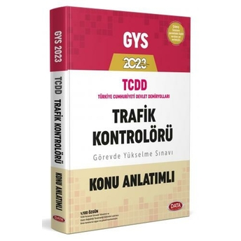 Data Yayınları 2023 Tcdd Gys Trafik Kontrolörü Konu Anlatımlı Komisyon