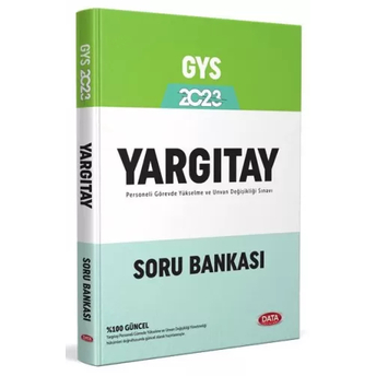 Data Yayınları 2023 Yargıtay Gys Soru Bankası Komisyon