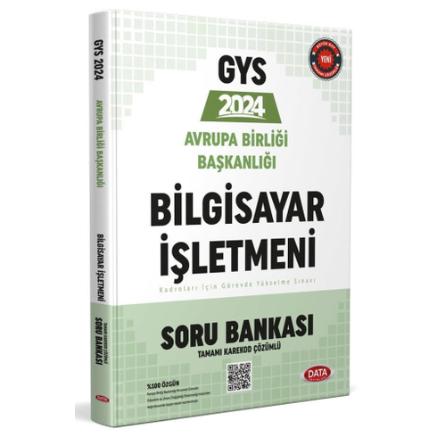 Data Yayınları 2024 Avrupa Birliği Başkanlığı Bilgisayar Işletmeni Gys Soru Bankası Komisyon