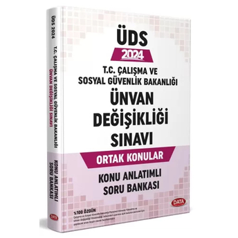 Data Yayınları 2024 Çalışma Ve Sosyal Güvenlik Bakanlığı Unvan Değişikliği Sınavı Konu Anlatımlı Soru Bankası Komisyon