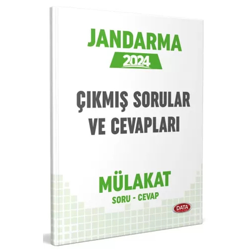 Data Yayınları 2024 Jandarma Mülakat Çıkmış Sorular Ve Cevapları Komisyon