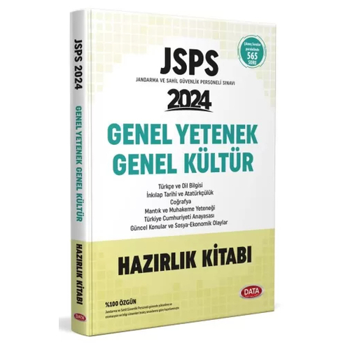 Data Yayınları 2024 Jsps Genel Yetenek Genel Kültür Hazırlık Kitabı Komisyon