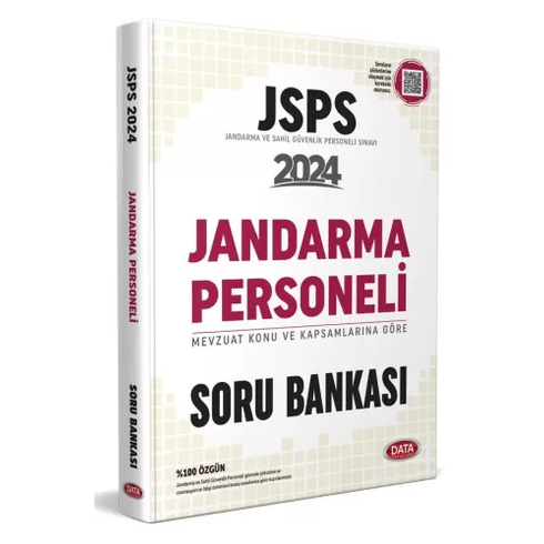 Data Yayınları 2024 Jsps Jandarma Personeli Soru Bankası Komisyon